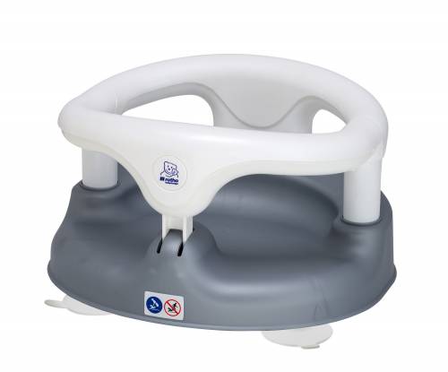 ROTHO Baby Bath Seat - Silver Grey/White 